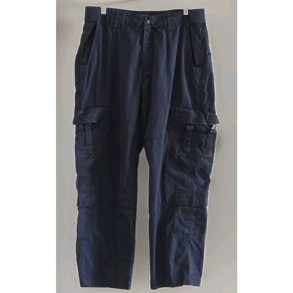 5.11 Tactical Stryke Ripstop Utility Military Navy Blue Cargo Pants Men's 36x30